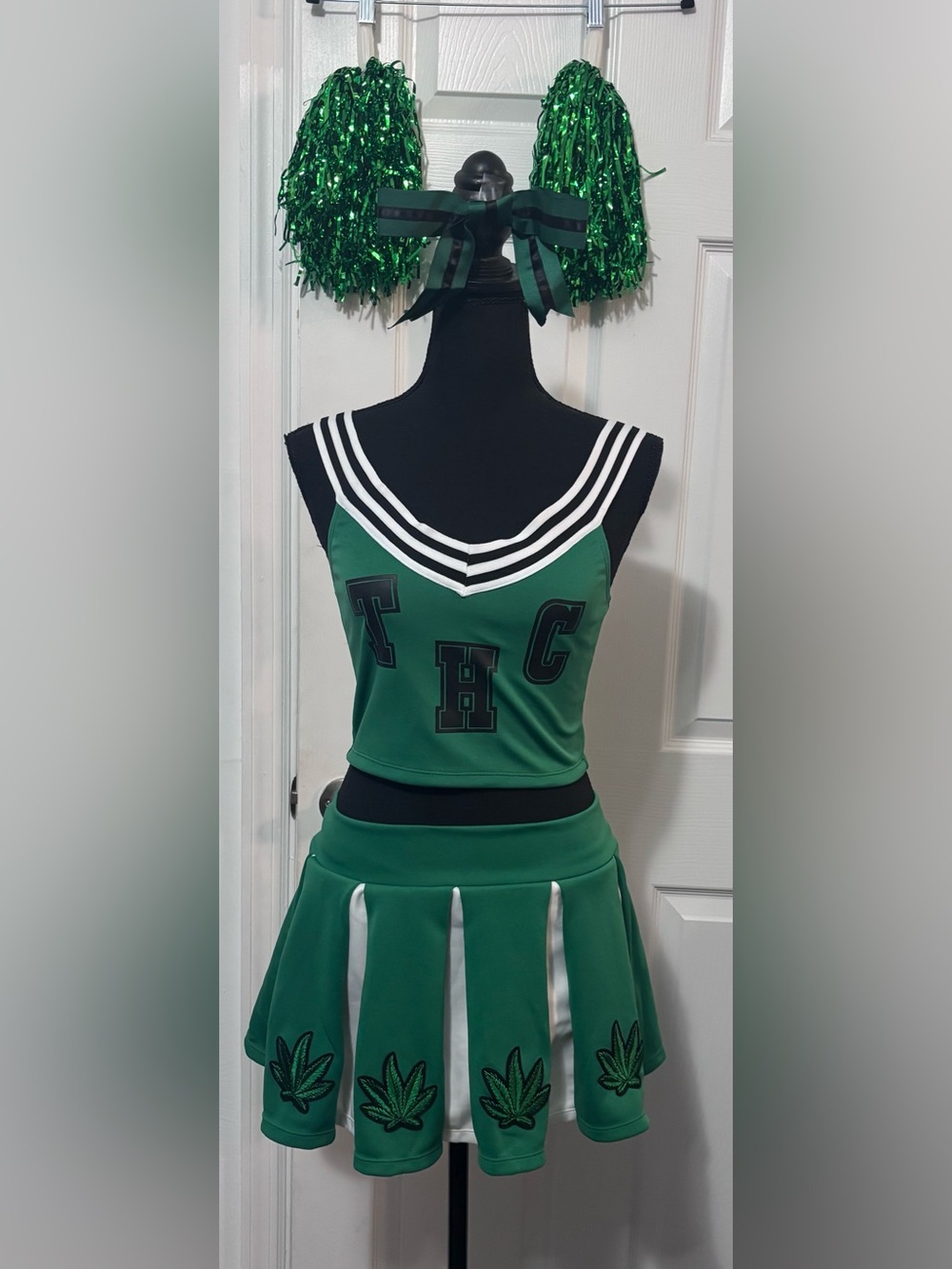 NWT Dolls Kill / Trickz N’ Treatz High Spirited Cheerleader Costume Set